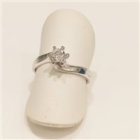 Anello Vidali Gioielli Donna in Oro bianco Zircone ANOR-31-34 - ANOR-31-34
